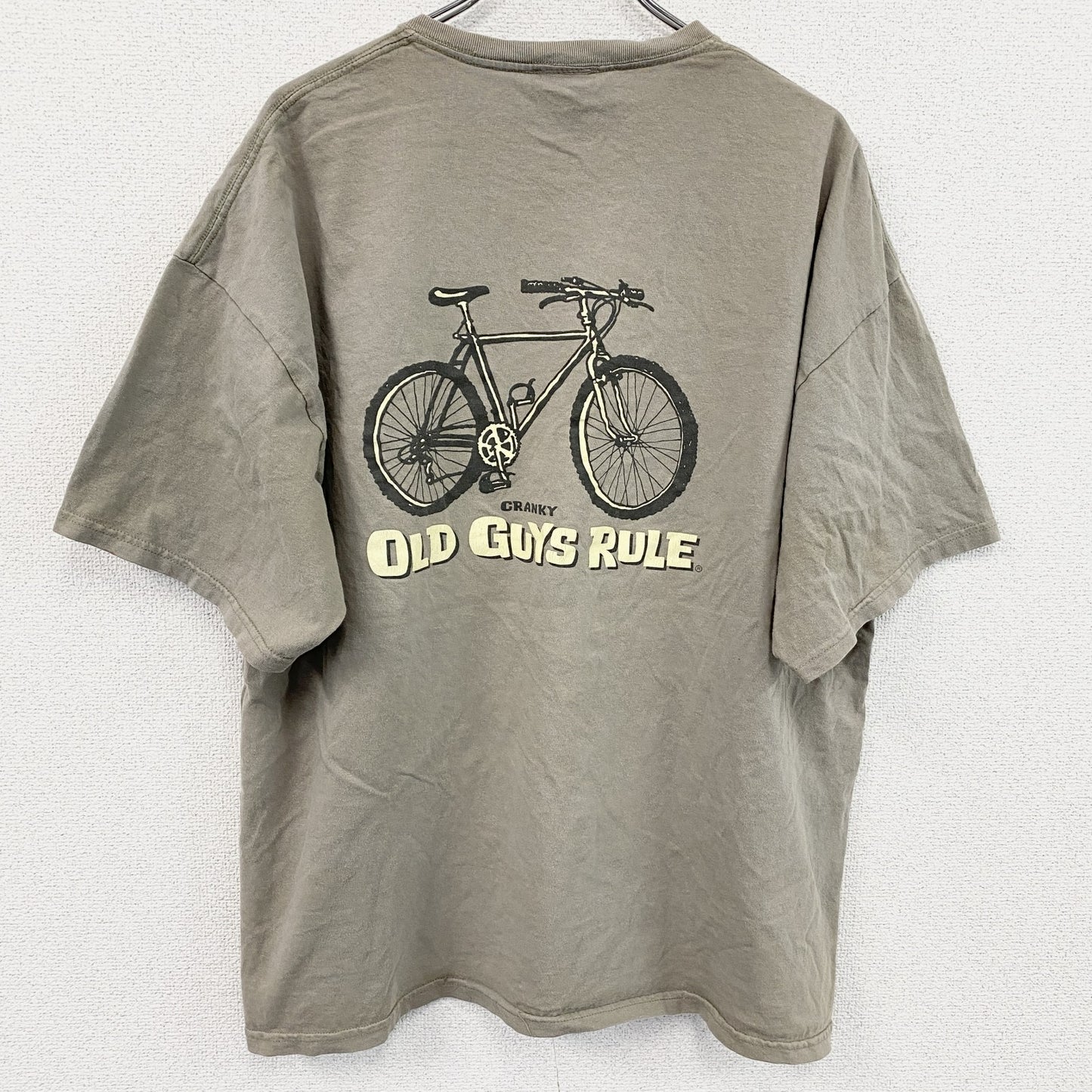 OLD GUYS RULE　半袖プリントTシャツ　ベージュ　2XLサイズ