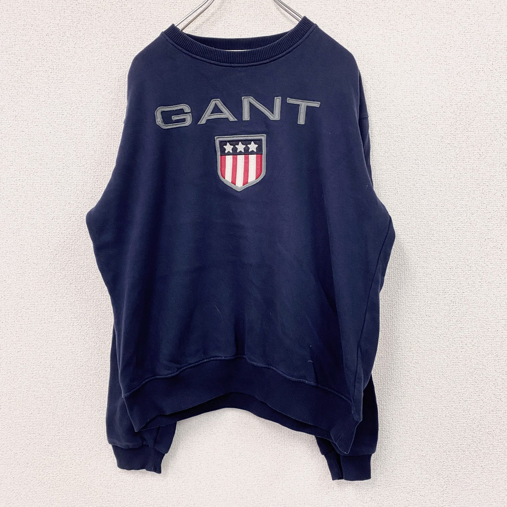 GANT　スウェット/トレーナー　刺　紺　ネイビー