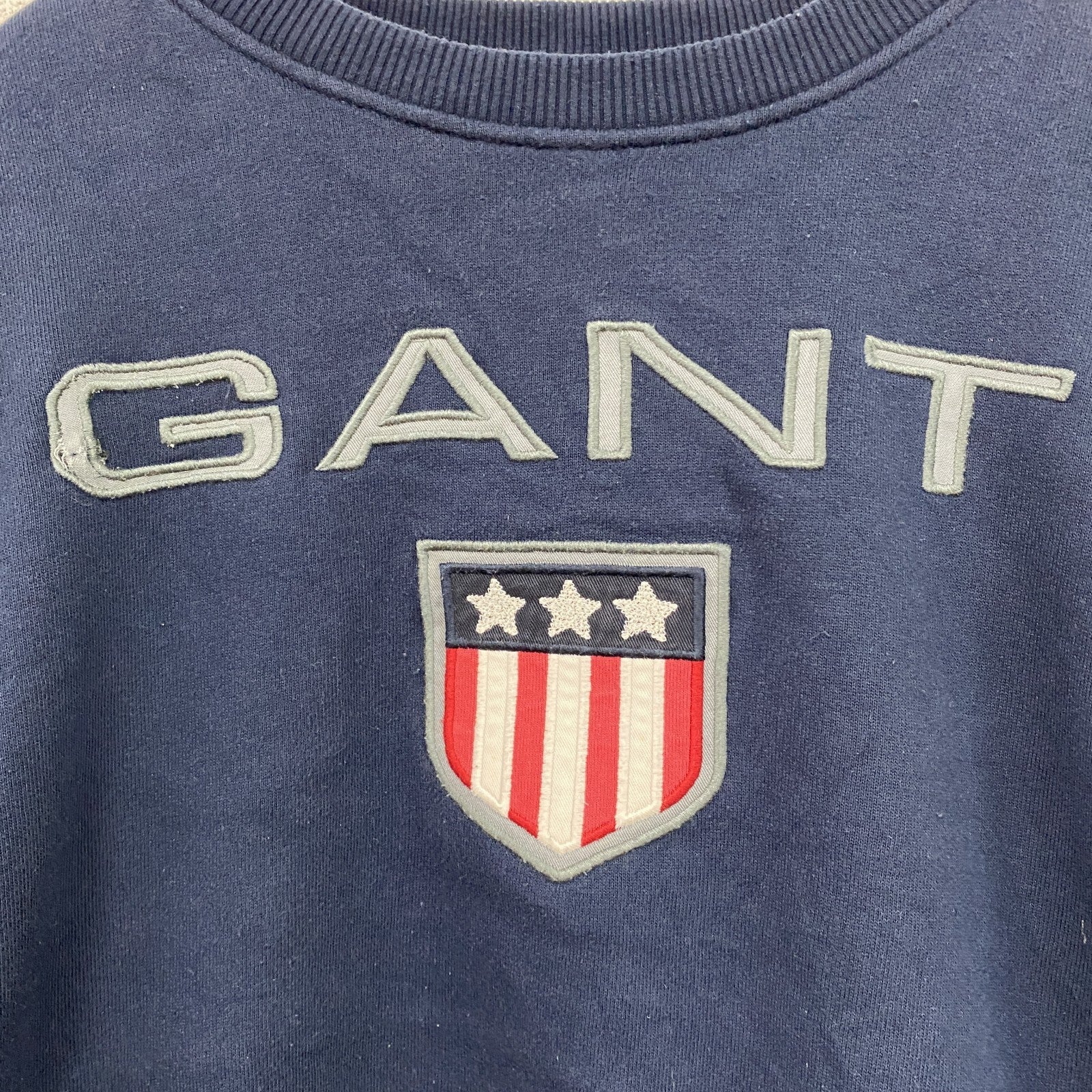 GANT　スウェット/トレーナー　刺　紺　ネイビー