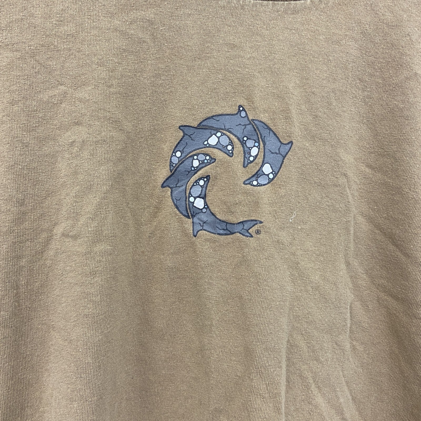 WAVE RIDING VEHICLES　半袖プリントTシャツ　茶色　ブラウン　Lサイズ