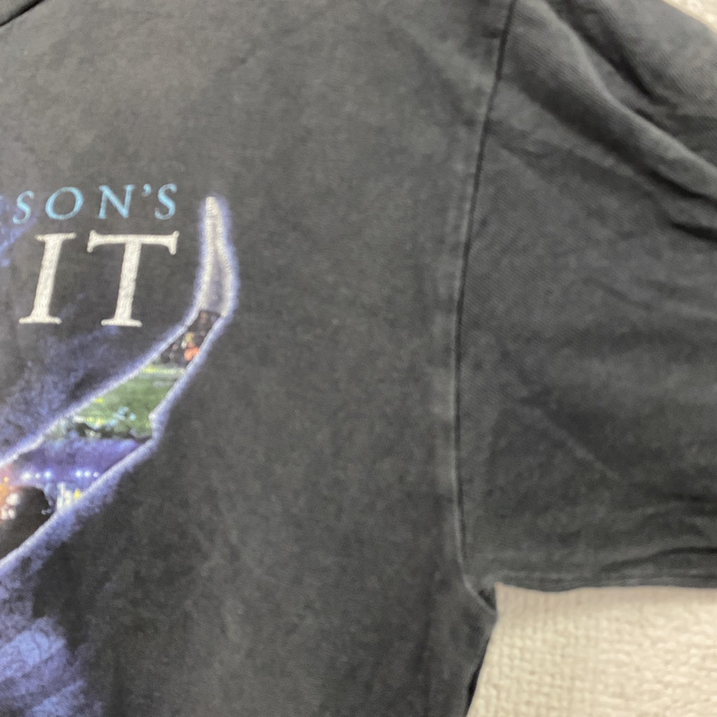 MICHAEL JACKSON　マイケルジャクソン　This is it　半袖プリントコンサートTシャツ　黒　ブラック
