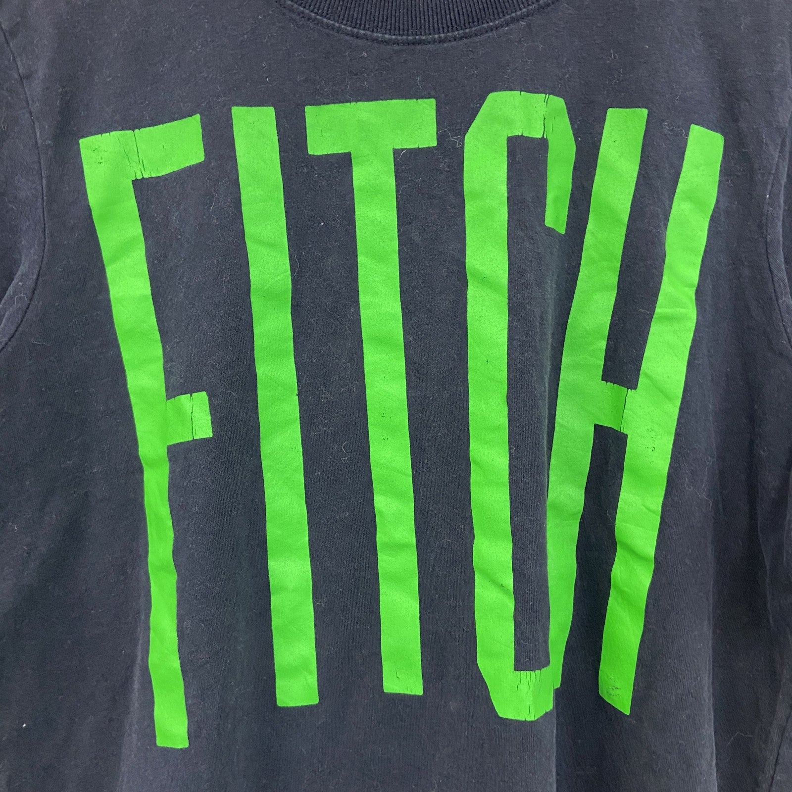 Abercorombie &Fitch　半袖プリントTシャツ　黒　ブラック　XLサイズ