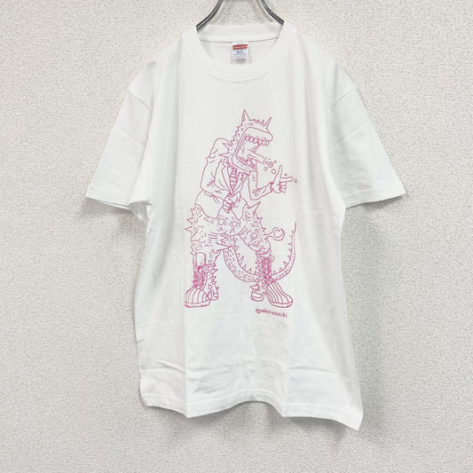 United Athle　ユナイテッドアスレ　半袖プリントＴシャツ　松尾スズキ　白　ホワイト　Lサイズ