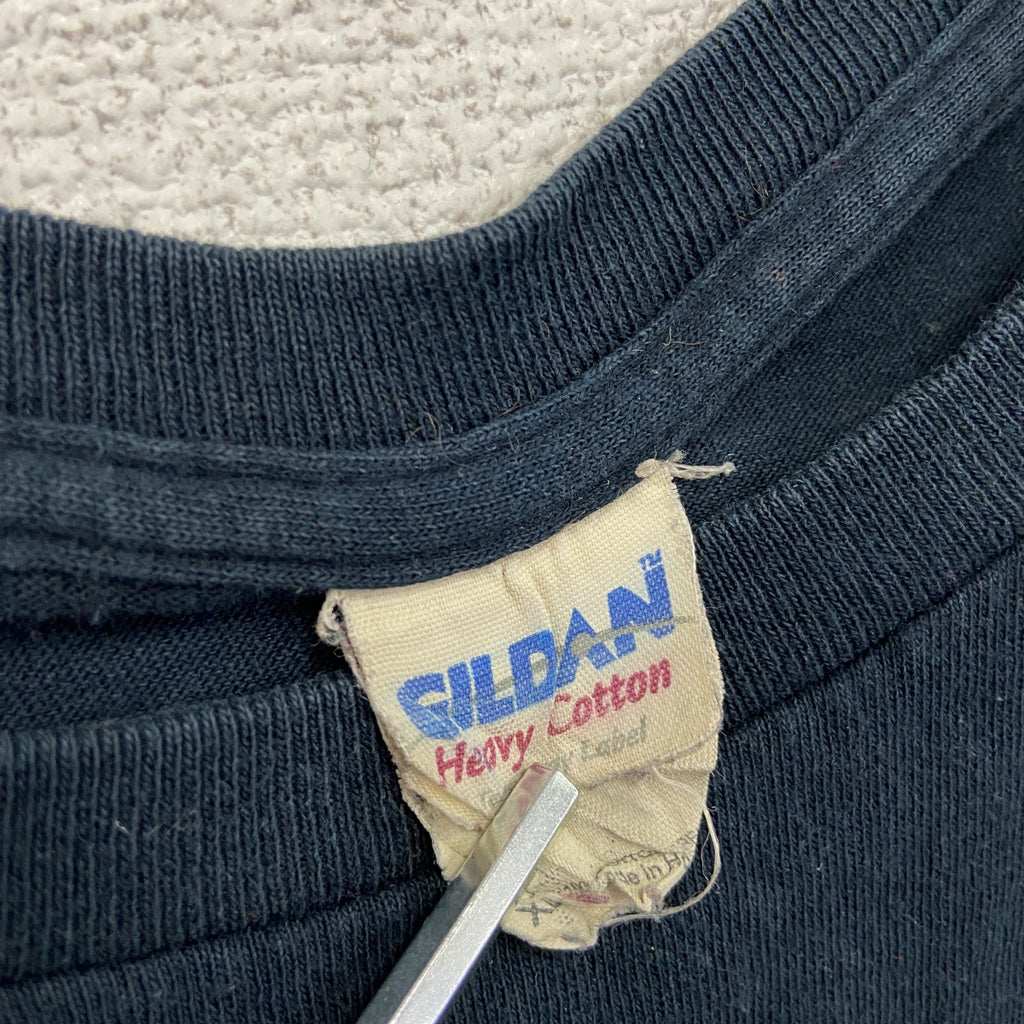 GILDAN　ギルダン　半袖プリントTシャツ　黒　ブラック　XLサイズ