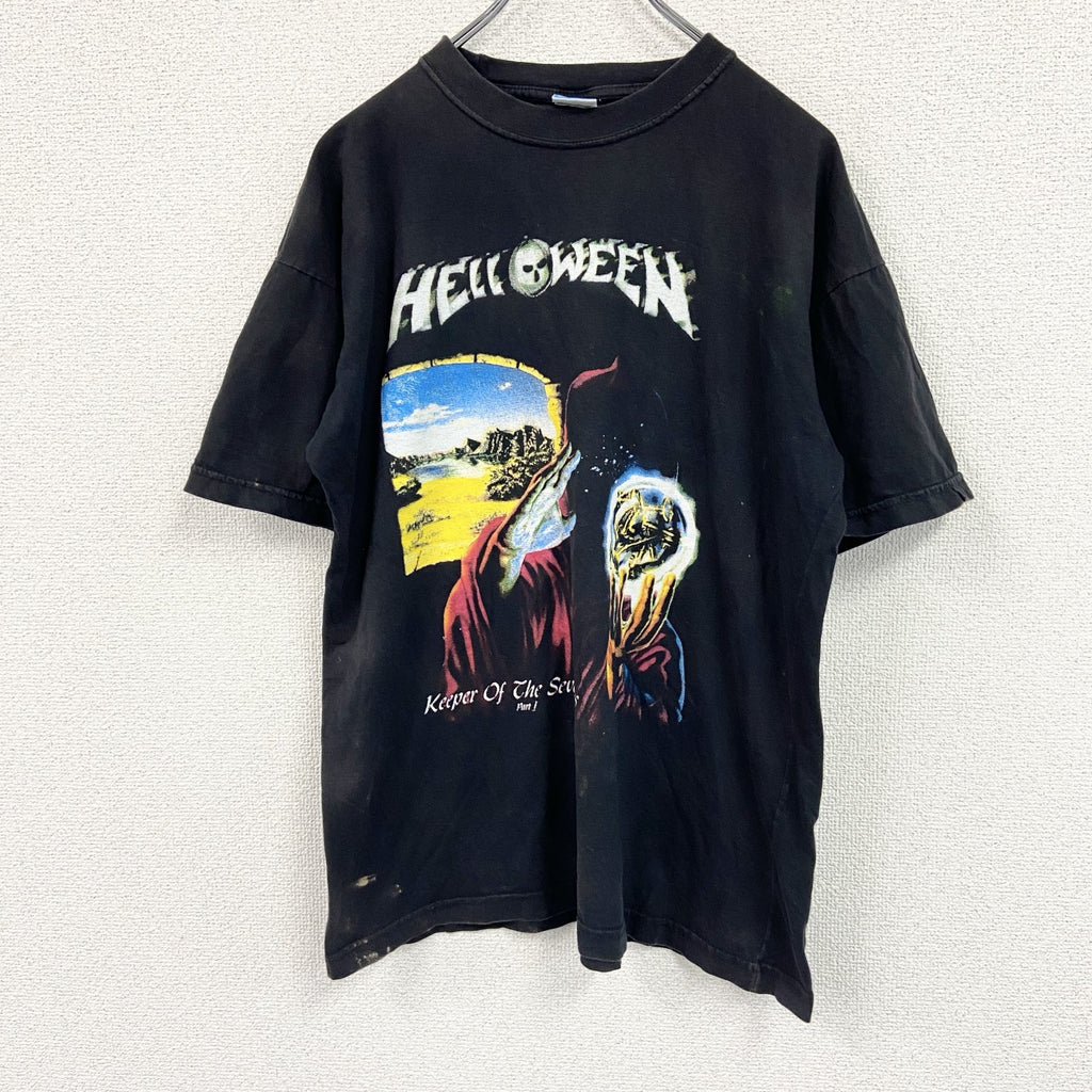 TUCANO PRETO　半袖プリントＴシャツ　HELLO WEEN　黒　ブラック　Lサイズ