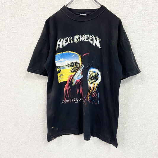 TUCANO PRETO　半袖プリントＴシャツ　HELLO WEEN　黒　ブラック　Lサイズ