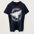 古着 used　FRUIT OF THE LOOM　半袖プリントTシャツ　鳥　カジュアル　春夏服　クルーネック　黒　Sサイズ