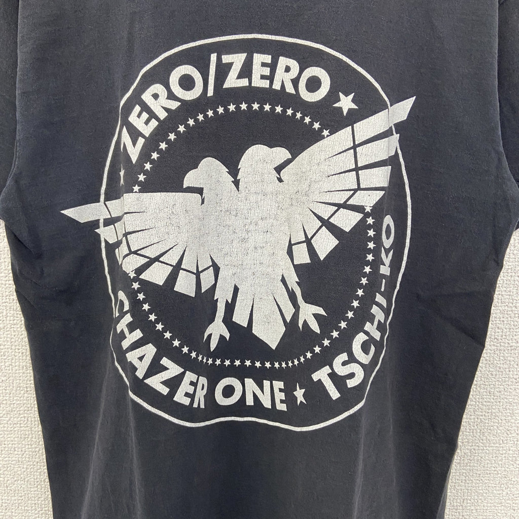古着 used　FRUIT OF THE LOOM　半袖プリントTシャツ　鳥　カジュアル　春夏服　クルーネック　黒　Sサイズ