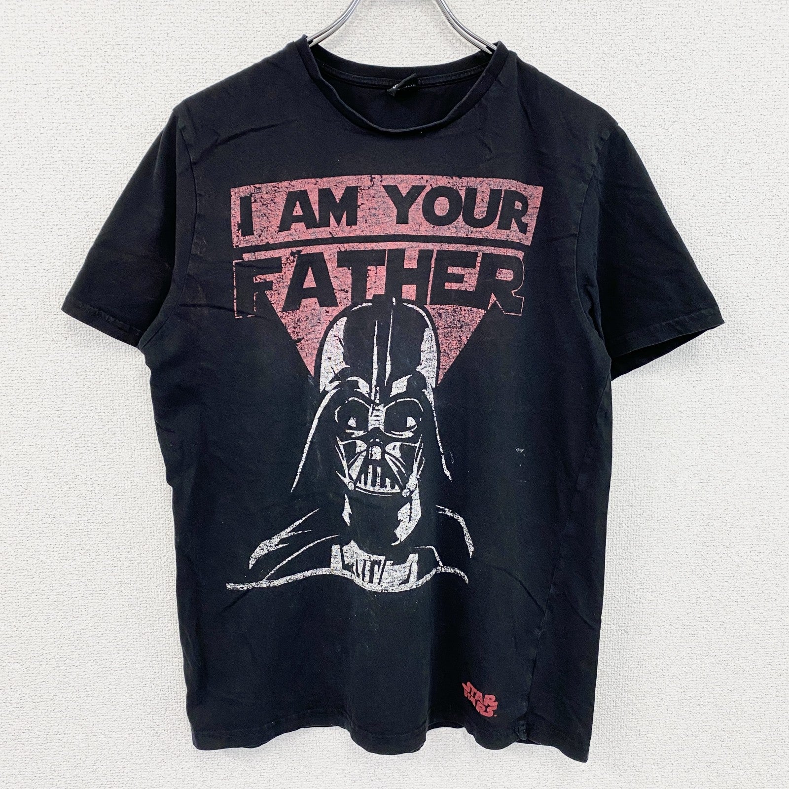 STAR WARS　スターウォーズ　半袖プリントTシャツ　ダースベイダー　黒　ブラック　Lサイズ