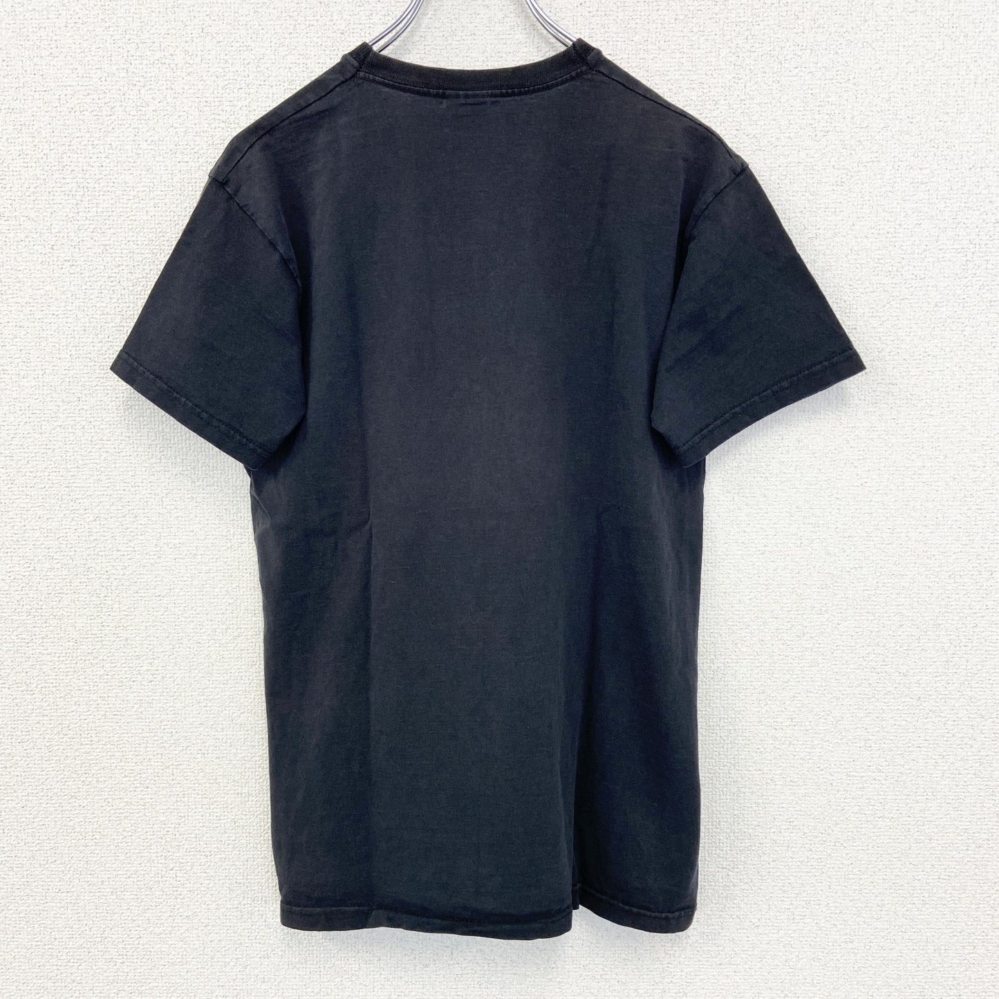 古着 used　FRUIT OF THE LOOM　半袖プリントTシャツ　鳥　カジュアル　春夏服　クルーネック　黒　Sサイズ