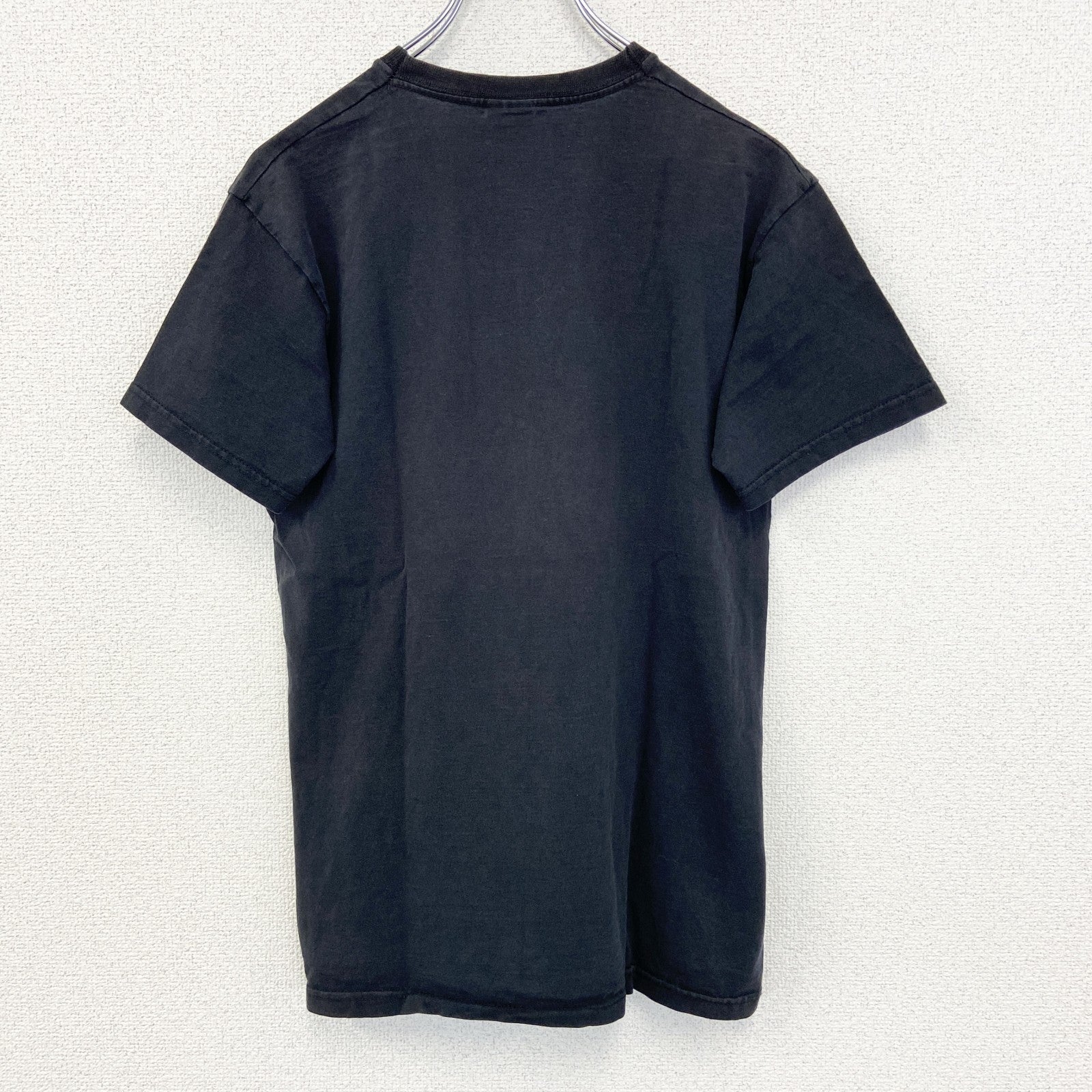 古着 used　FRUIT OF THE LOOM　半袖プリントTシャツ　鳥　カジュアル　春夏服　クルーネック　黒　Sサイズ