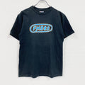 90s　United Sports　FM802　半袖プリントラジオTシャツ　デカロゴ　ヴィンテージ　黒　ブラック　Mサイズ