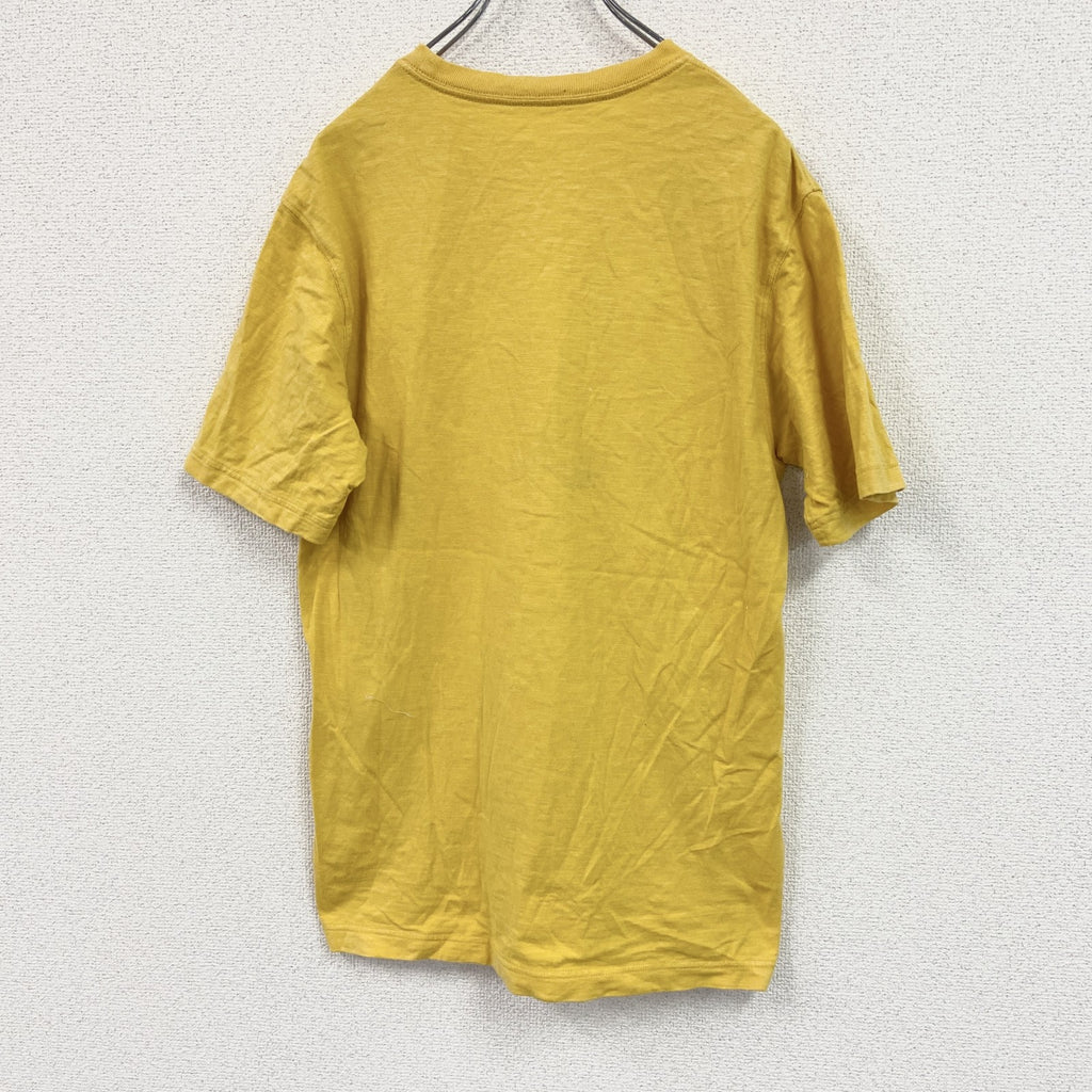 Eddie Bauer　エディーバウアー　半袖プリントＴシャツ　黄色　イエロー　Mサイズ