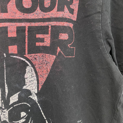 STAR WARS　スターウォーズ　半袖プリントTシャツ　ダースベイダー　黒　ブラック　Lサイズ