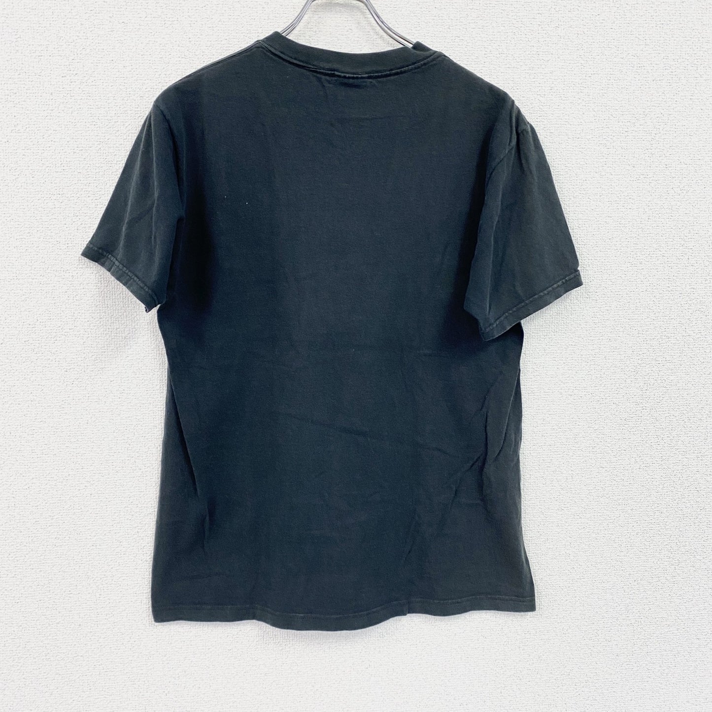 90s　United Sports　FM802　半袖プリントラジオTシャツ　デカロゴ　ヴィンテージ　黒　ブラック　Mサイズ