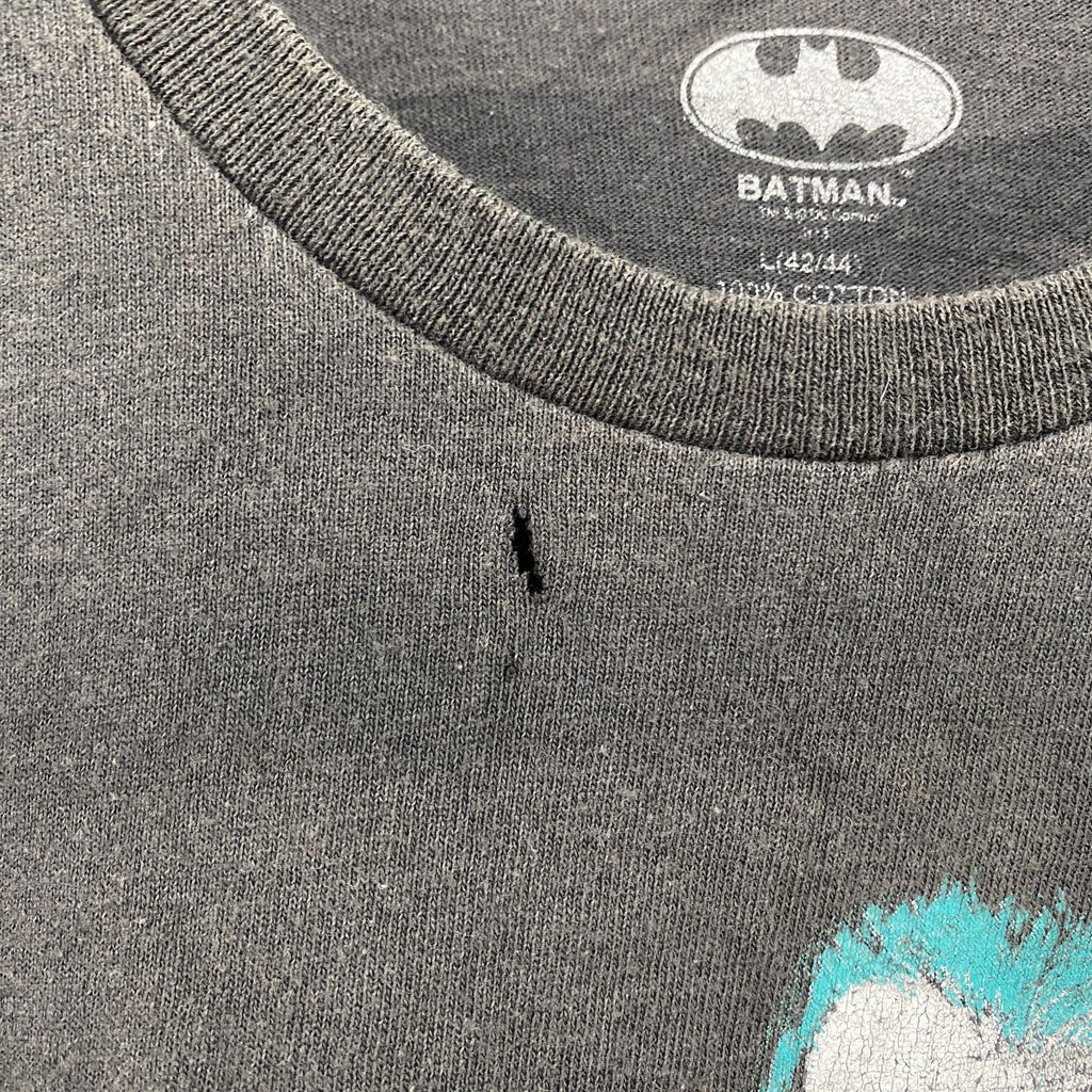 BATMAN バットマン　半袖プリントTシャツ　黒　ブラック　Lサイズ
