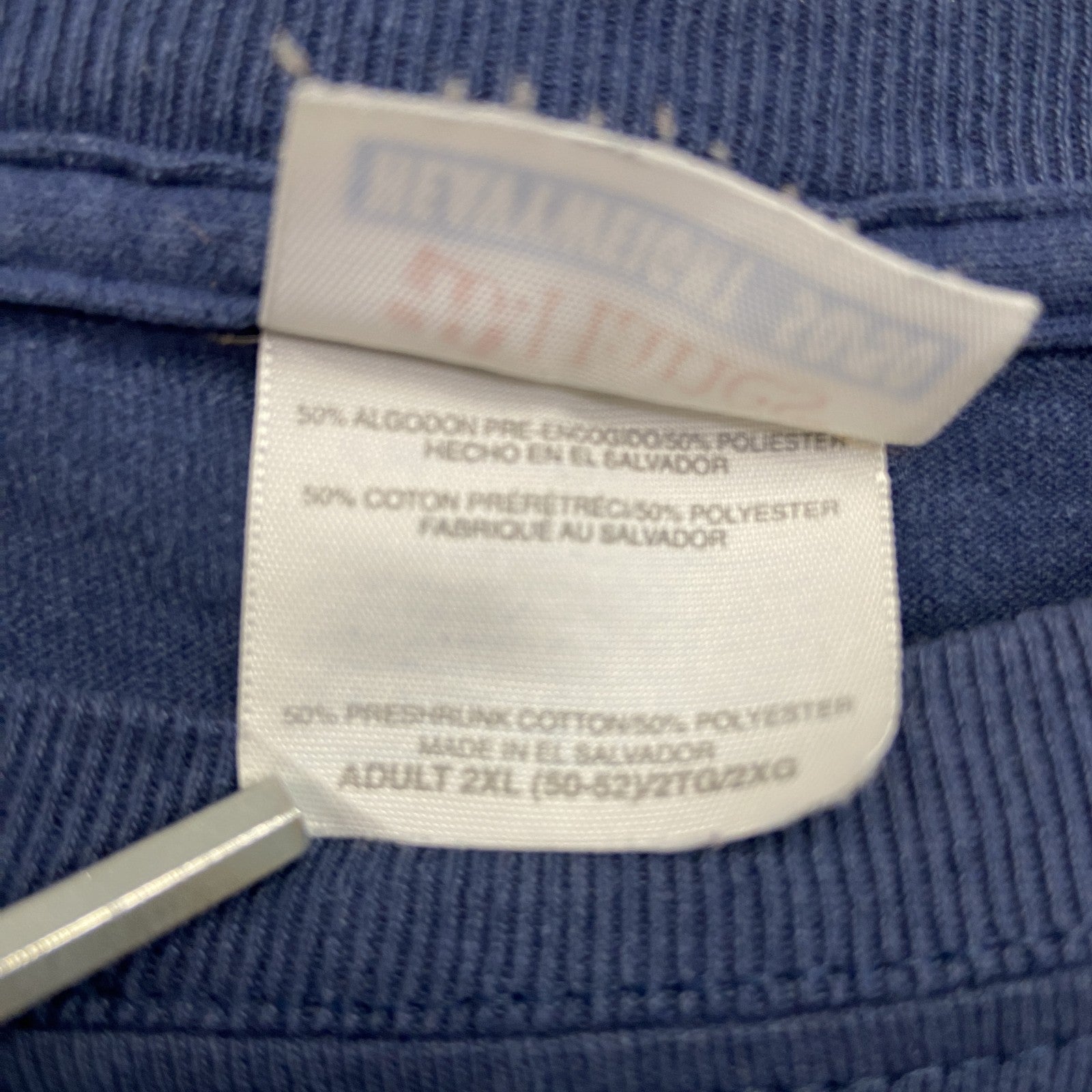 00s　Hanes　ヘインズ　USMC　半袖プリントTシャツ　ヴィンテージ　紺　ネイビー　2XLサイズ