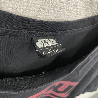 STAR WARS　スターウォーズ　半袖プリントTシャツ　ダースベイダー　黒　ブラック　Lサイズ
