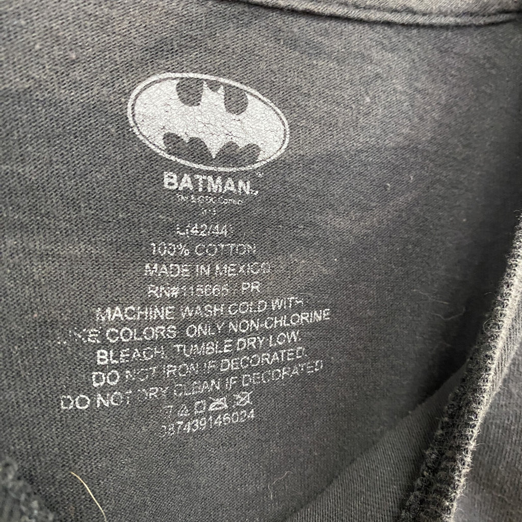 BATMAN バットマン　半袖プリントTシャツ　黒　ブラック　Lサイズ