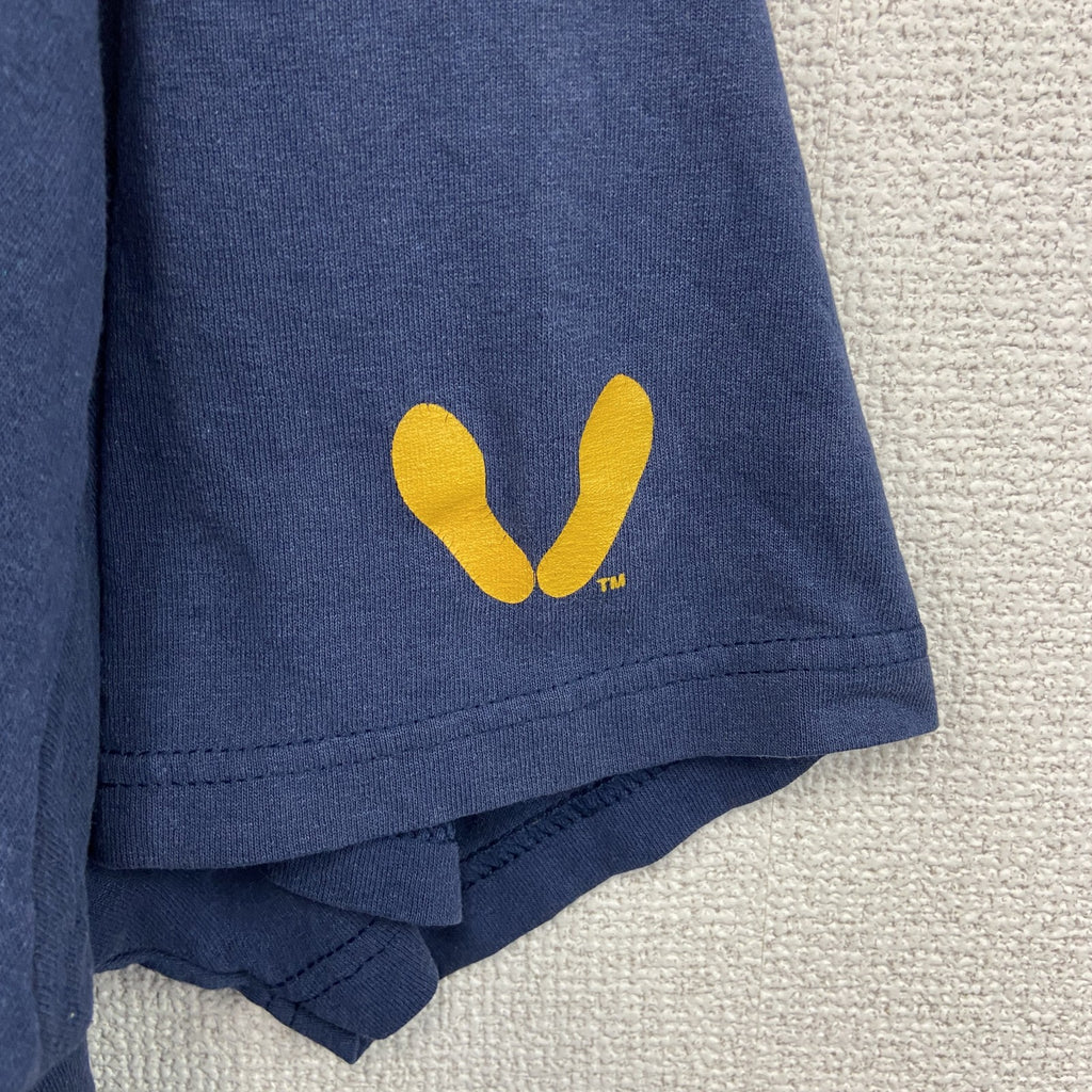 00s　Hanes　ヘインズ　USMC　半袖プリントTシャツ　ヴィンテージ　紺　ネイビー　2XLサイズ