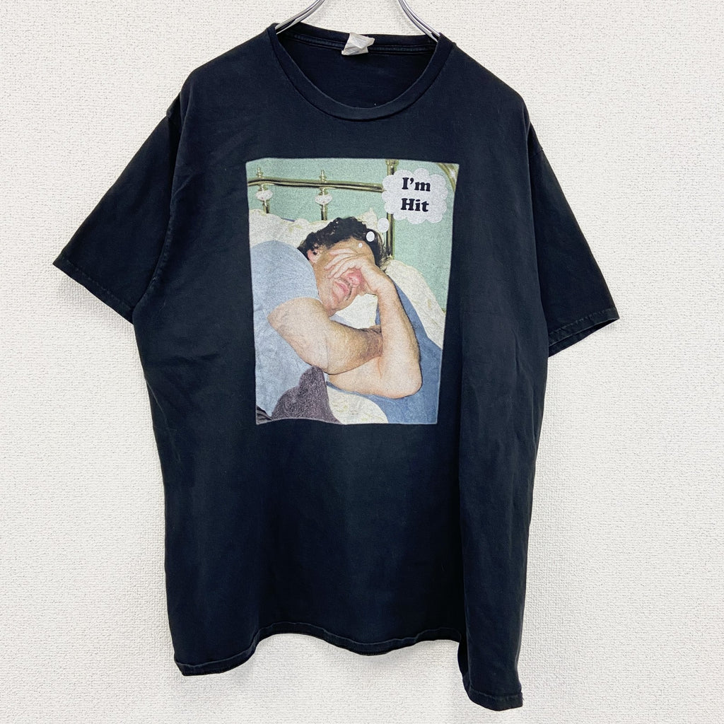PORT&COMPANY　半袖フォトプリントTシャツ　黒　ブラック　XLサイズ