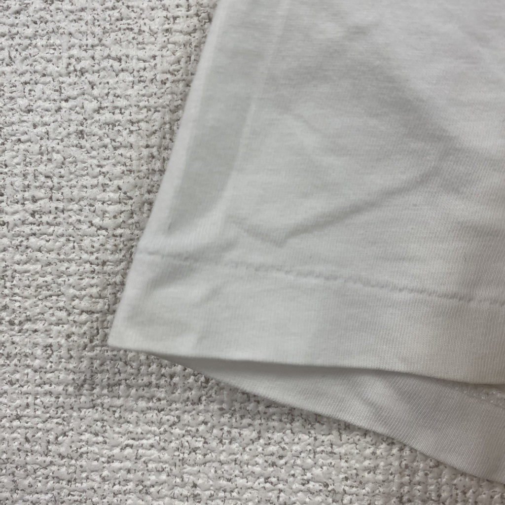 POLO RALPH LAUREN　ラルフローレン　半袖Tシャツ　刺繍ロゴ　ワンポイント　シングルステッチ　白　ホワイト　Sサイズ
