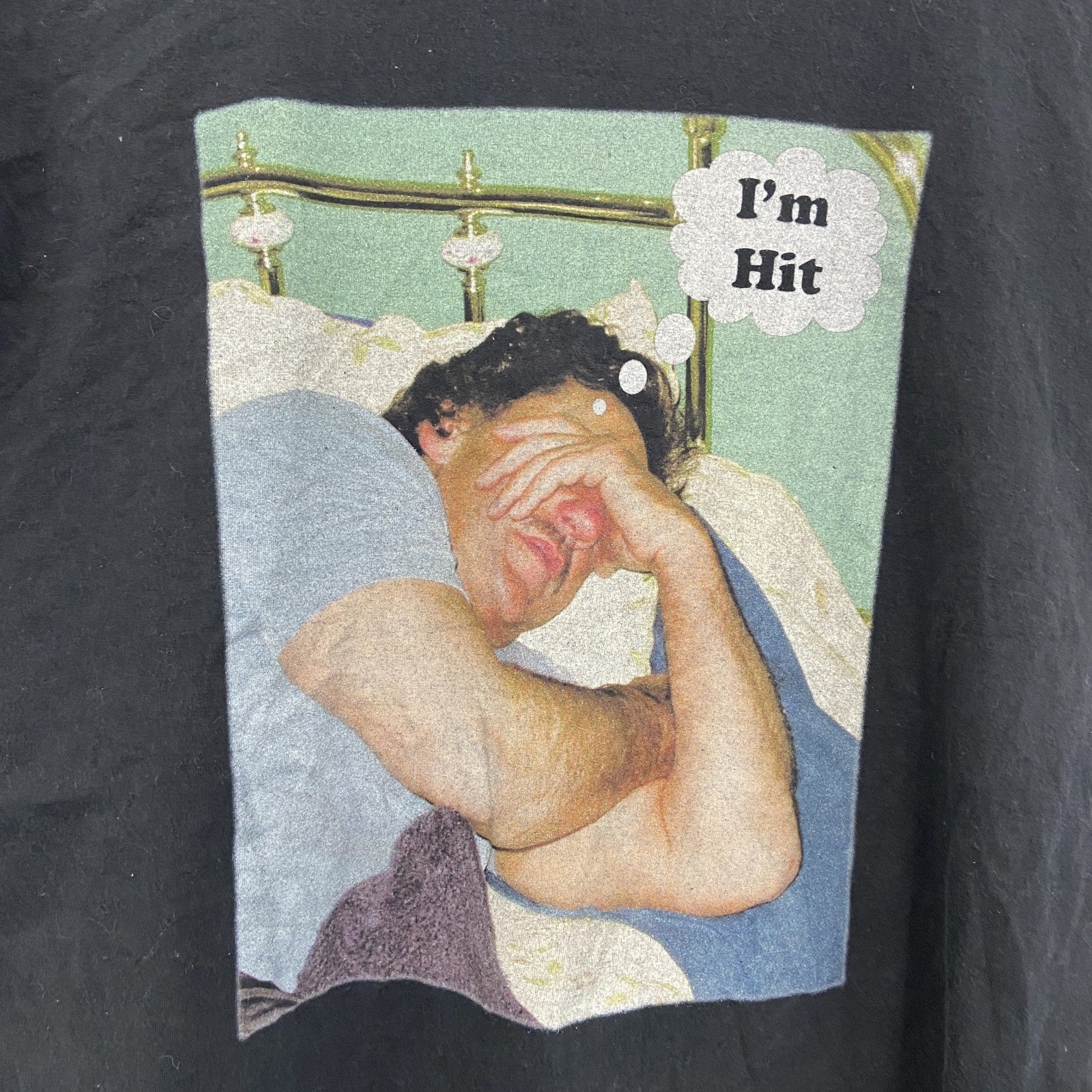 PORT&COMPANY　半袖フォトプリントTシャツ　黒　ブラック　XLサイズ