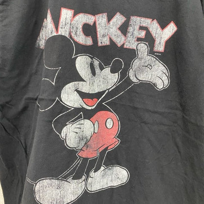 ABSOLUTECULT　半袖プリントTシャツ　ミッキーマウス　黒　ブラック　Lサイズ