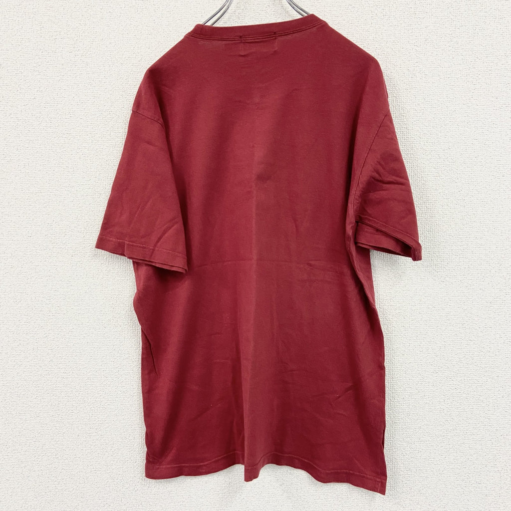 Eddie Bauer　エディーバウアー　半袖プリントＴシャツ　赤色　レッド　Sサイズ