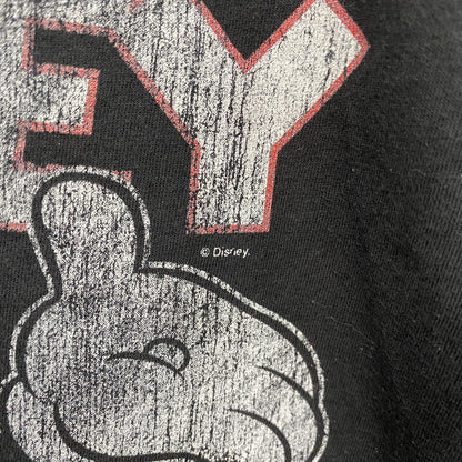 ABSOLUTECULT　半袖プリントTシャツ　ミッキーマウス　黒　ブラック　Lサイズ