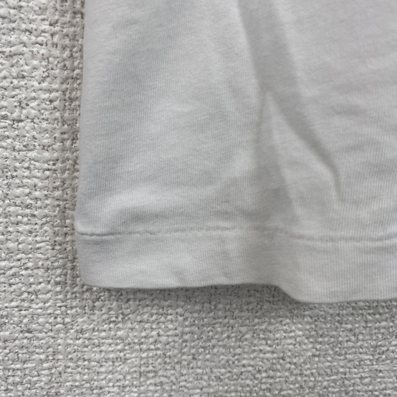 POLO RALPH LAUREN　ラルフローレン　半袖Tシャツ　刺繍ロゴ　ワンポイント　シングルステッチ　白　ホワイト　Sサイズ