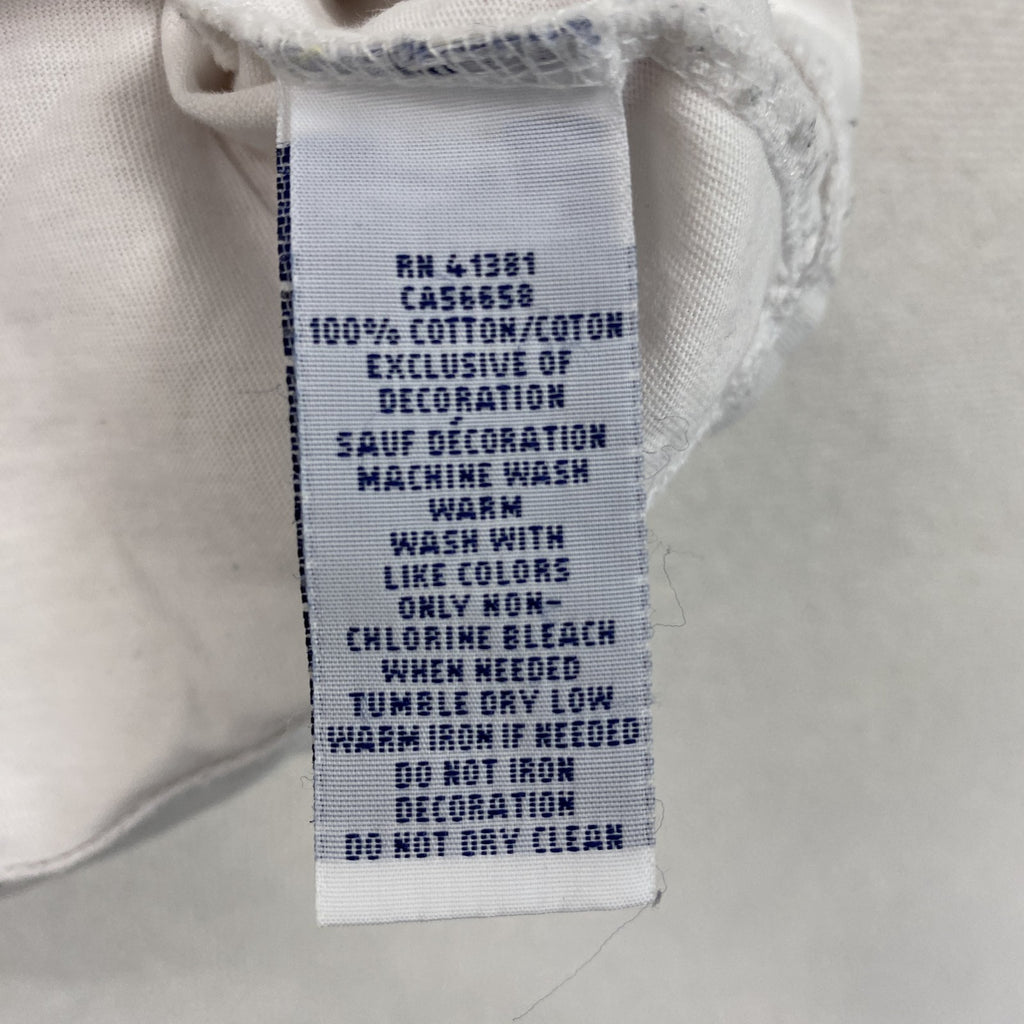POLO RALPH LAUREN　ラルフローレン　半袖Tシャツ　刺繍ロゴ　ワンポイント　シングルステッチ　白　ホワイト　Sサイズ