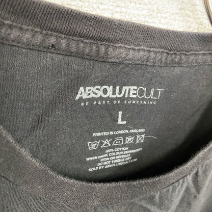 ABSOLUTECULT　半袖プリントTシャツ　ミッキーマウス　黒　ブラック　Lサイズ