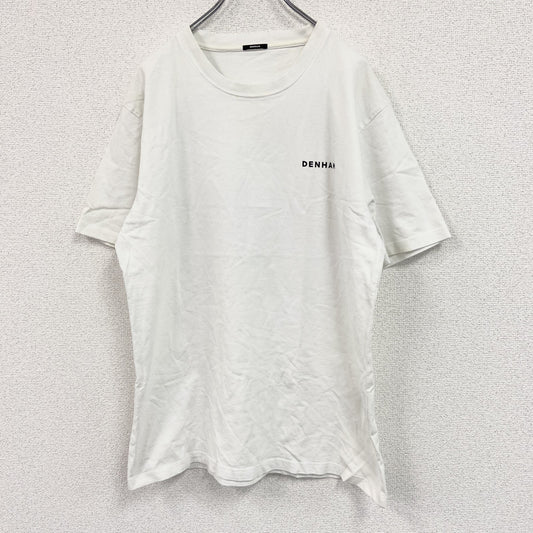 DENHAM　デンハム　半袖プリントＴシャツ　白　ホワイト