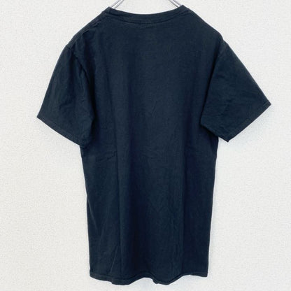 古着 used　PORT&COMPANY　半袖ビッグプリントTシャツ　ゲーム　ゲーマー　レベル13　ロック解除　黒　Sサイズ