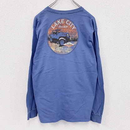 GILDAN　ギルダン　長袖Tシャツ/ロンT　COLORADO　青　ブルー　Mサイズ