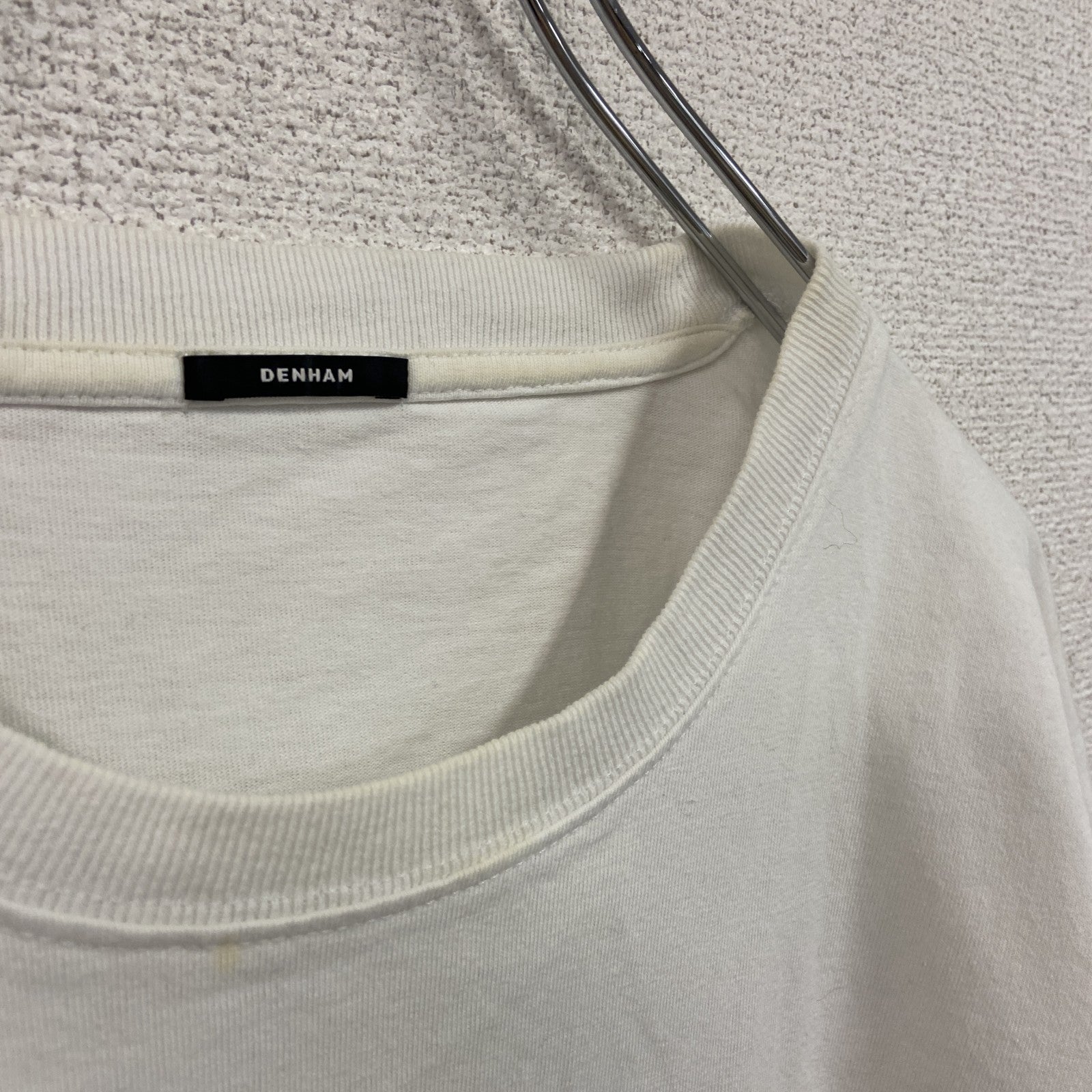 DENHAM　デンハム　半袖プリントＴシャツ　白　ホワイト