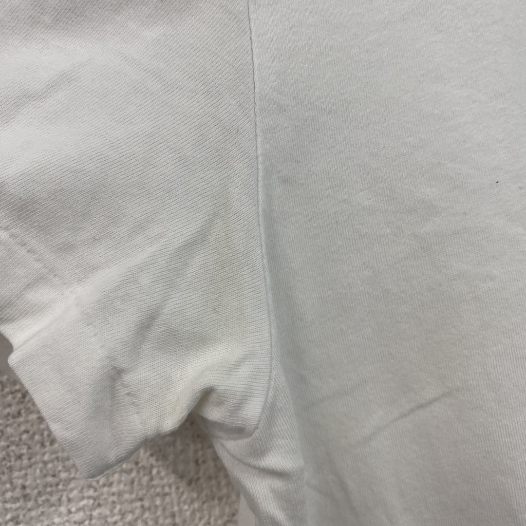 POLO RALPH LAUREN　ラルフローレン　半袖Tシャツ　刺繍ロゴ　ワンポイント　シングルステッチ　白　ホワイト　Sサイズ