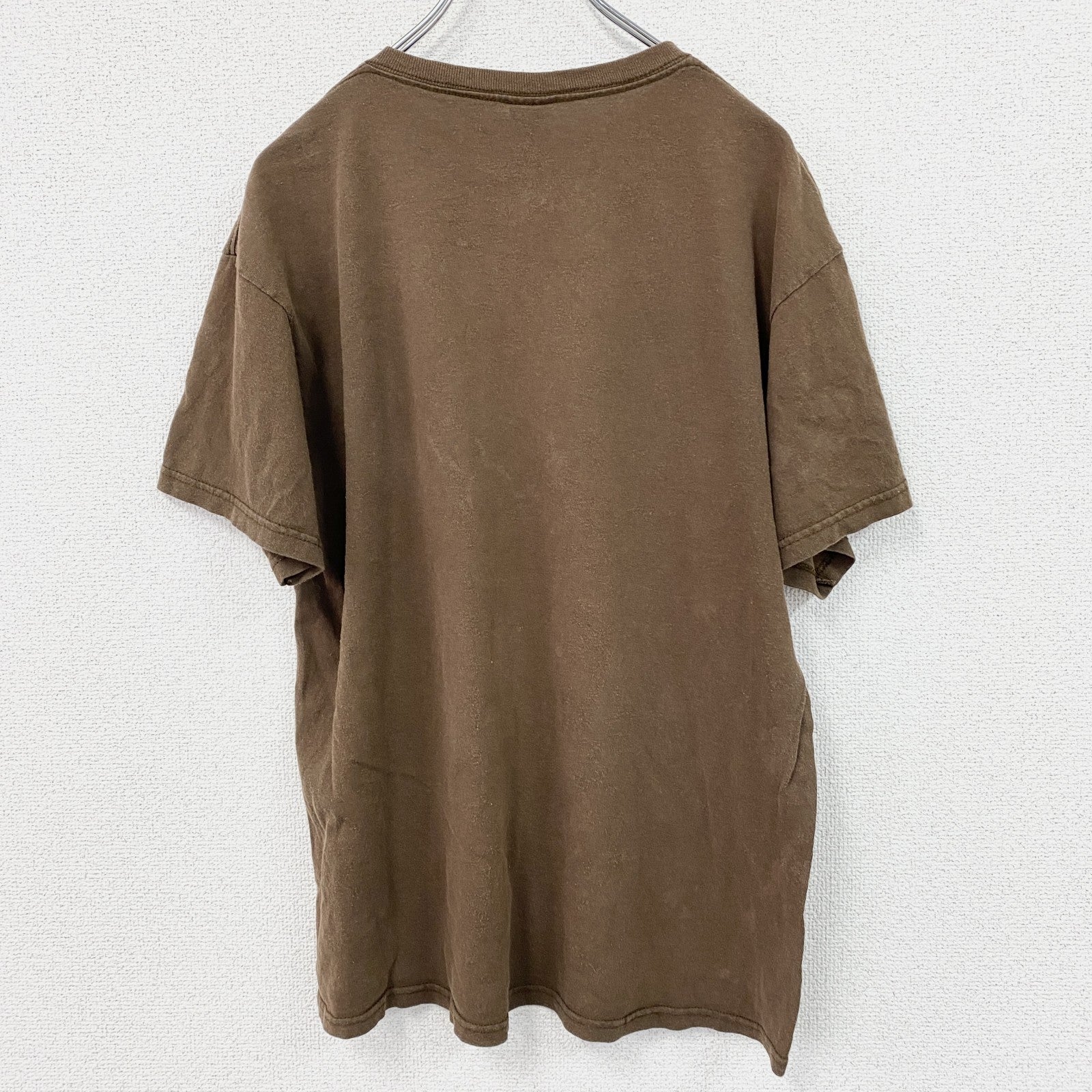 DELTA　デルタ　DUCK DYNASTY　Uncle Si　半袖プリントキャラクターTシャツ　茶色　ブラウン　Lサイズ