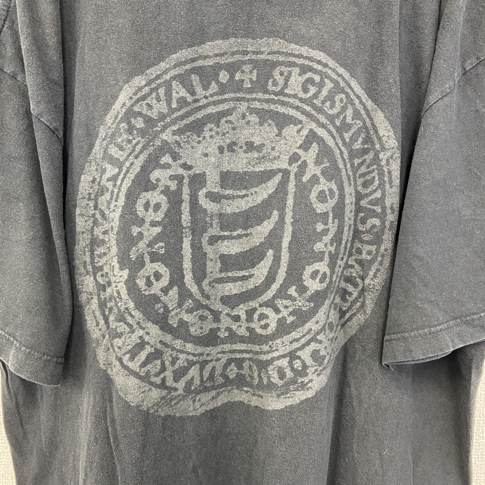古着 used　pron10　半袖バンドプリントＴシャツ　Bathory　Blood Fire Death　レトロ　黒　Lサイズ