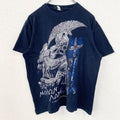 古着 used　90s　00s　半袖ビッグプリントTシャツ　インディアン　騎士　ギリシャ　ネイビー　ヴィンテージ　vintage