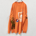 PORT&COMPANY　ポートアンドカンパニー　長袖Tシャツ/ロンT　オレンジ　2XLサイズ