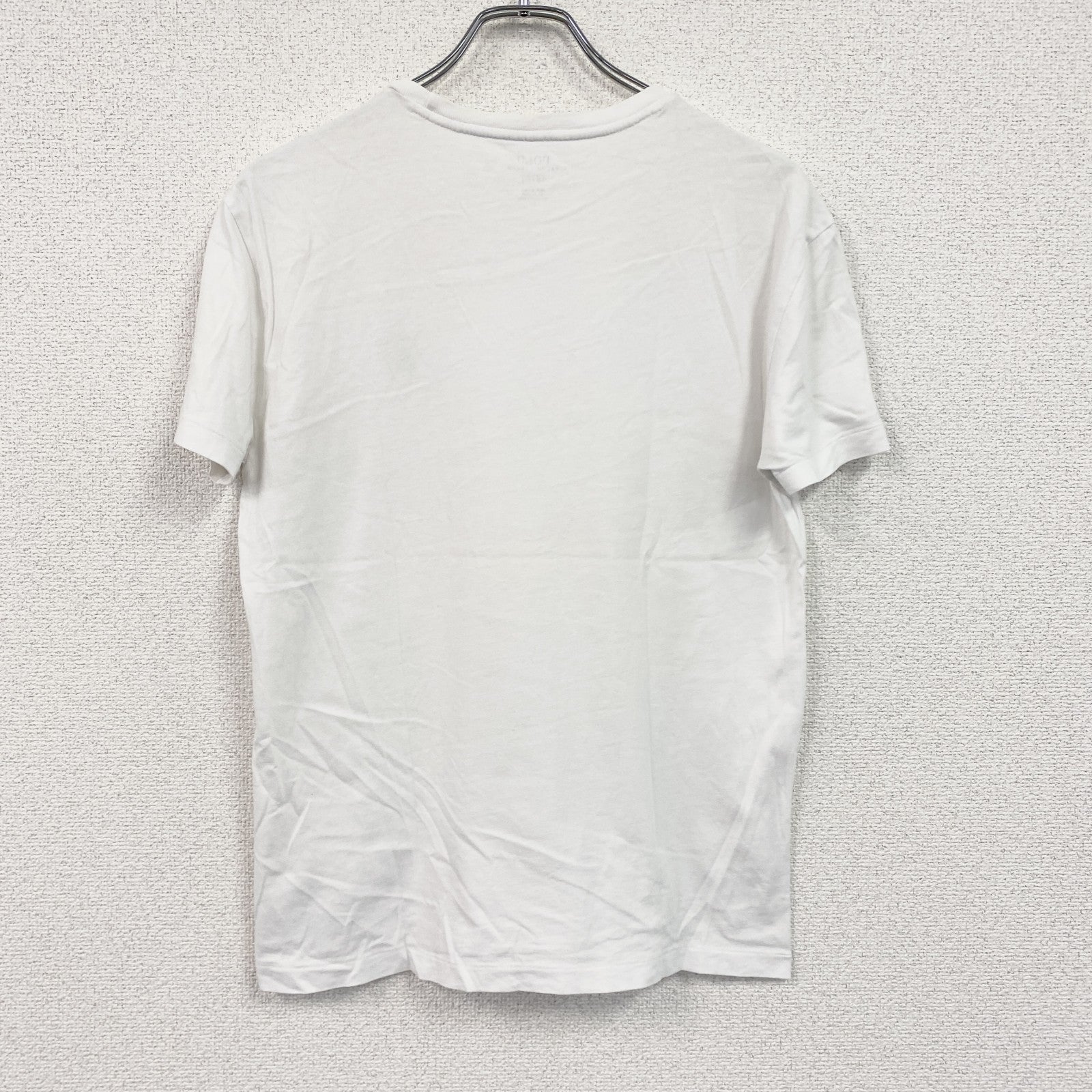 POLO RALPH LAUREN　ラルフローレン　半袖Tシャツ　刺繍ロゴ　ワンポイント　シングルステッチ　白　ホワイト　Sサイズ