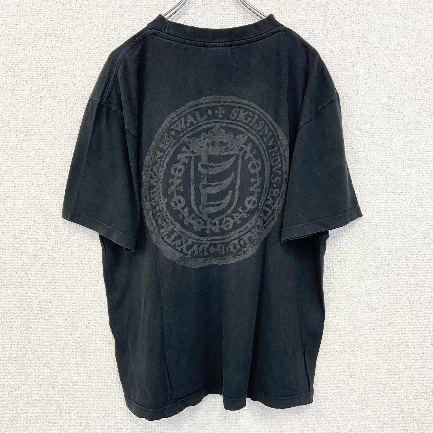 古着 used　pron10　半袖バンドプリントＴシャツ　Bathory　Blood Fire Death　レトロ　黒　Lサイズ
