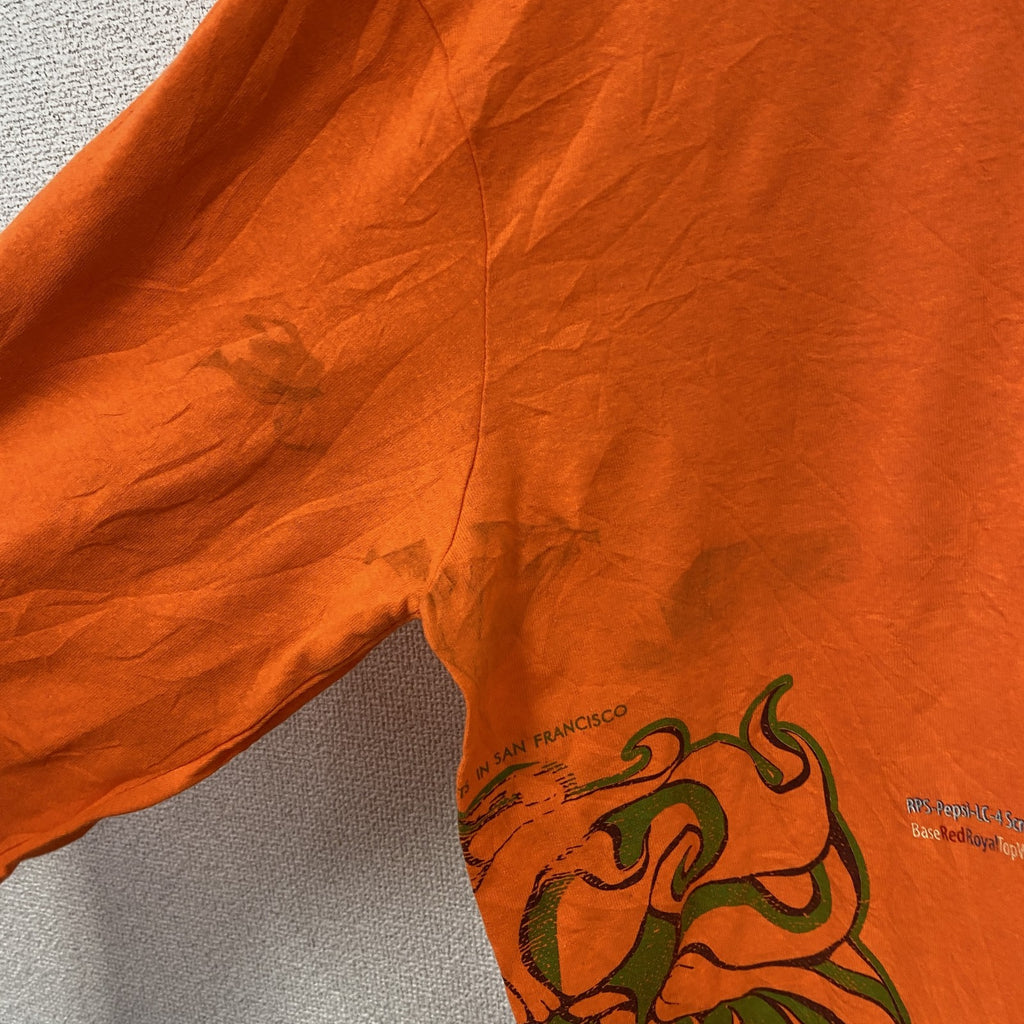 PORT&COMPANY　ポートアンドカンパニー　長袖Tシャツ/ロンT　オレンジ　2XLサイズ