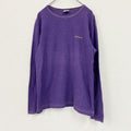 Columbia　コロンビア　長袖Tシャツ/ロンT　ワンポイントロゴ　紫　パープル　Lサイズ