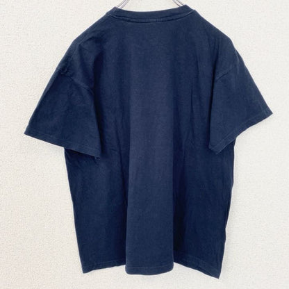古着 used　90s　00s　半袖ビッグプリントTシャツ　インディアン　騎士　ギリシャ　ネイビー　ヴィンテージ　vintage
