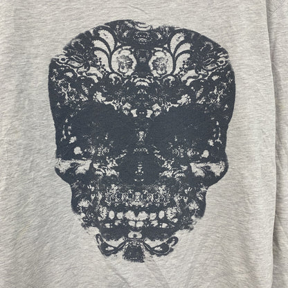 internacionale　長袖Tシャツ/ロンT　スカル　グレー　12サイズ