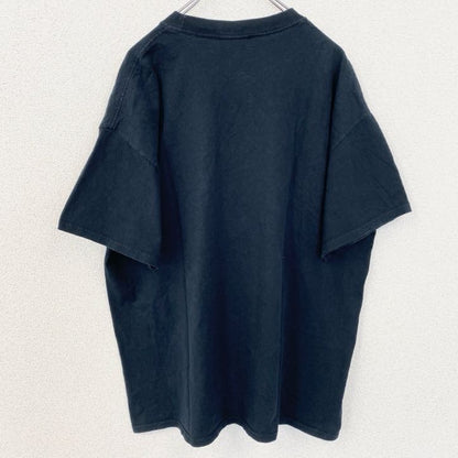 古着 used　OUTTA THIS WORLD　半袖フォトプリントTシャツ　クルーネック　黒　ブラック　春夏服　XLサイズ