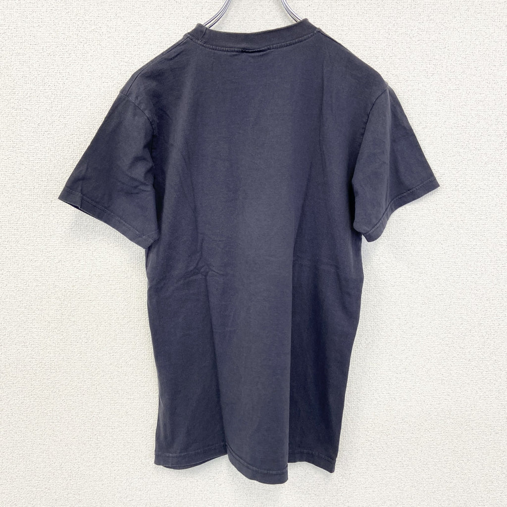 古着 used　LEVI’S リーバイス　半袖プリントＴシャツ　エレキギター　カジュアル　クルーネック　ネイビー　Lサイズ